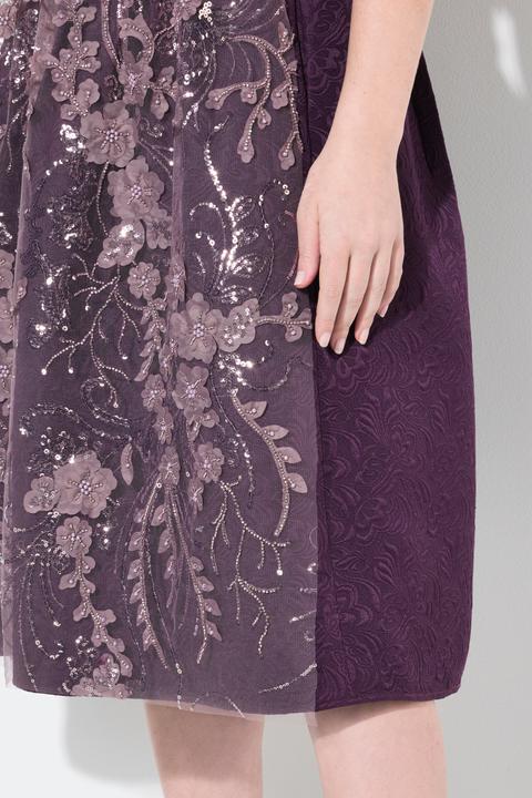 Immagine prodotto Ulla Popken Abito in tradizionale stile Dirndl con taglio smanicato, ricami, allacciatura e scollo rettangolare (60)