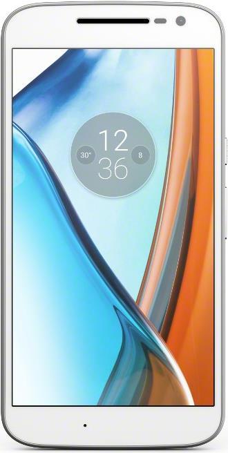 Actual product image Motorola Moto G4 (16 GB, White, 5.50", Dual SIM + SD, 13 Mpx, 4G)