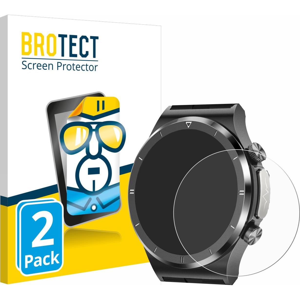 Thumbnail - BROTECT Schutzfolie Displayschutz Klar, Smartwatch Schutzfolie, Transparent