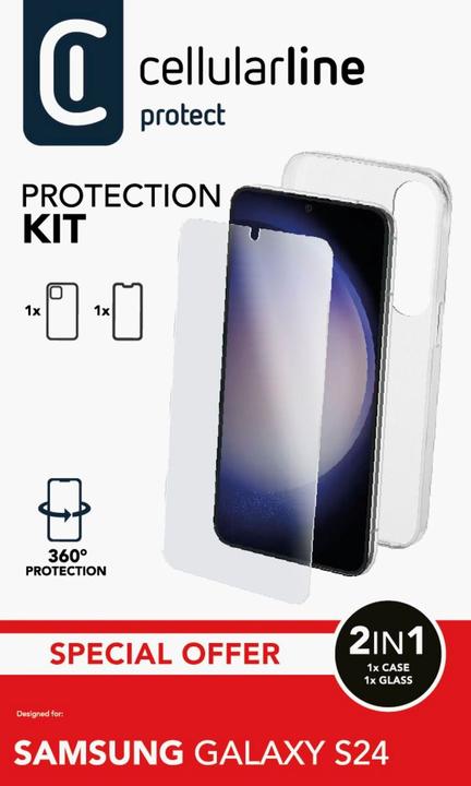 Actual product image Peter Jäckel Cellularline Protection Kit (Samsung Galaxy S24+)