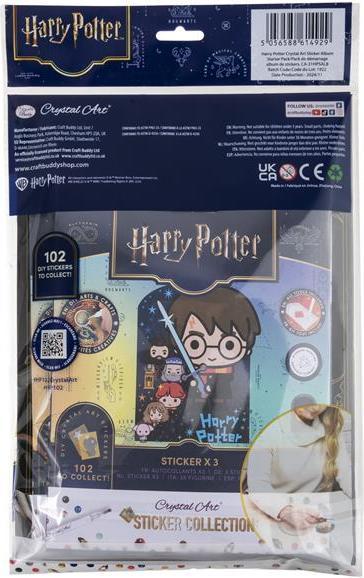 Actual product image Craft Buddy Harry Potter Sticker Album Starterpack