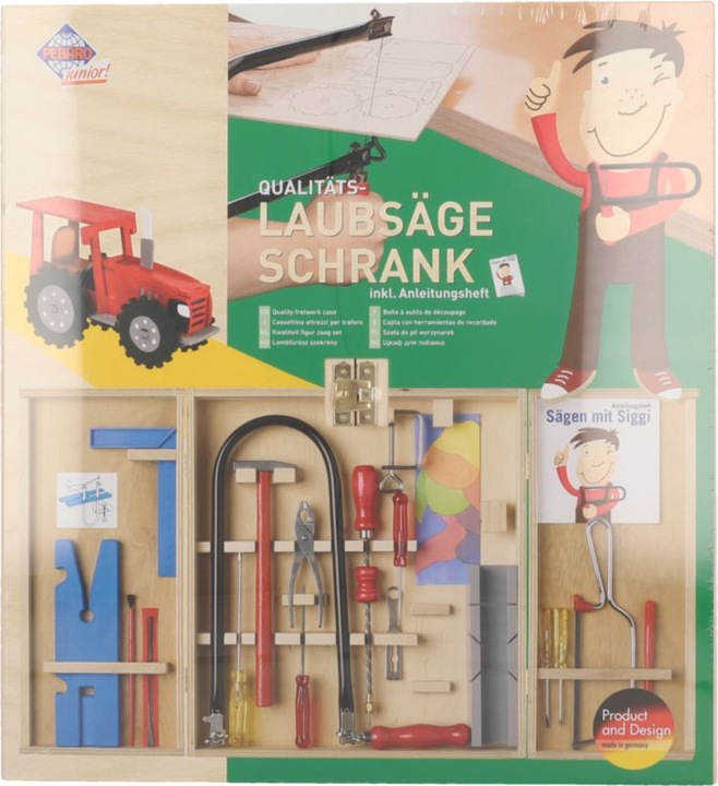 Actual product image Pebaro Fretsaw and tool cabinet