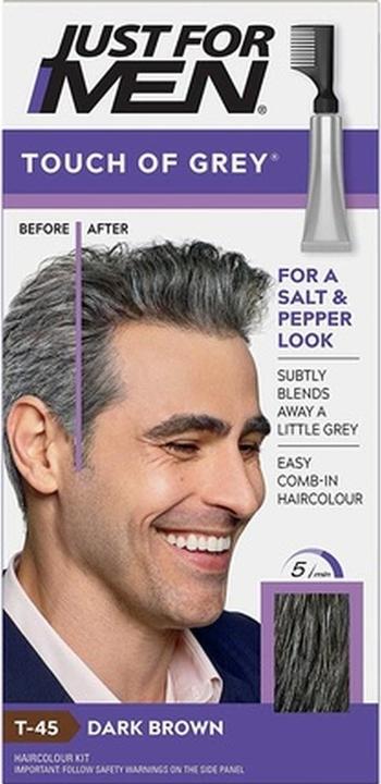 Actual product image Just For Men T45 Touch Of Grey (T-45)