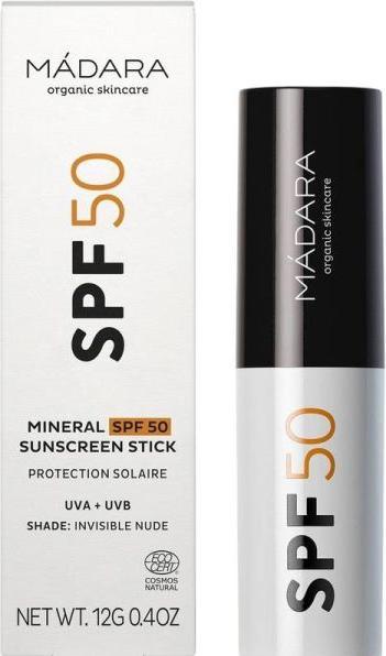 Immagine prodotto Madara Sonnenschutz-Stick mineralisch LSF50 12 g (Stick solare, SPF 50, 12 g)