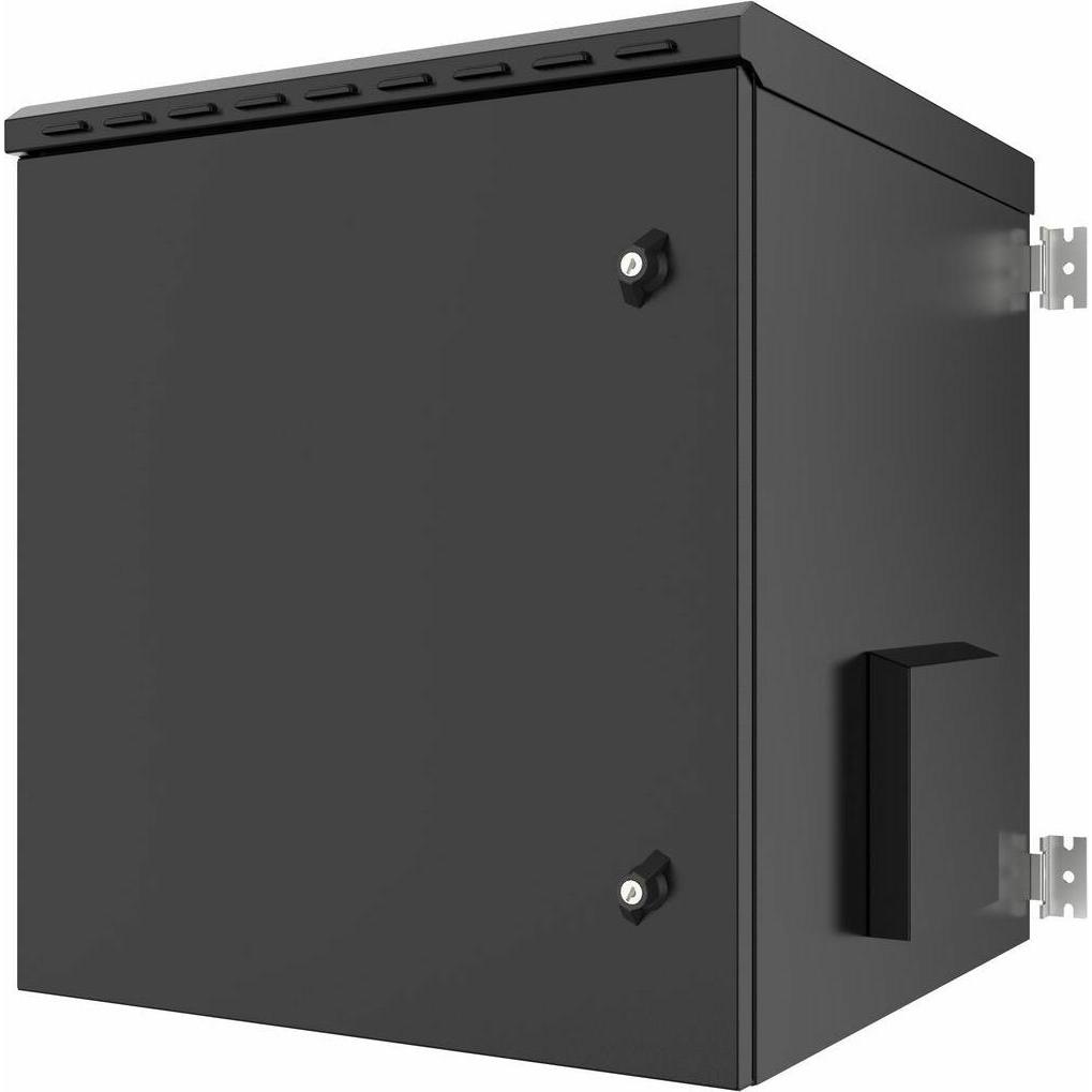 Lanview 19" IP55 12U W=600mm D=600mm (12 HE, 19 Zoll Rack), Serverschrank, Schwarz