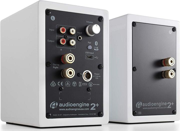 Image du produit Audioengine A2+ Paire sans fil, blanc (1 paire, 60 W)