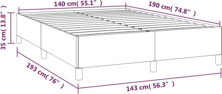 Produktbild VidaXL Maddison (140 x 190 cm)