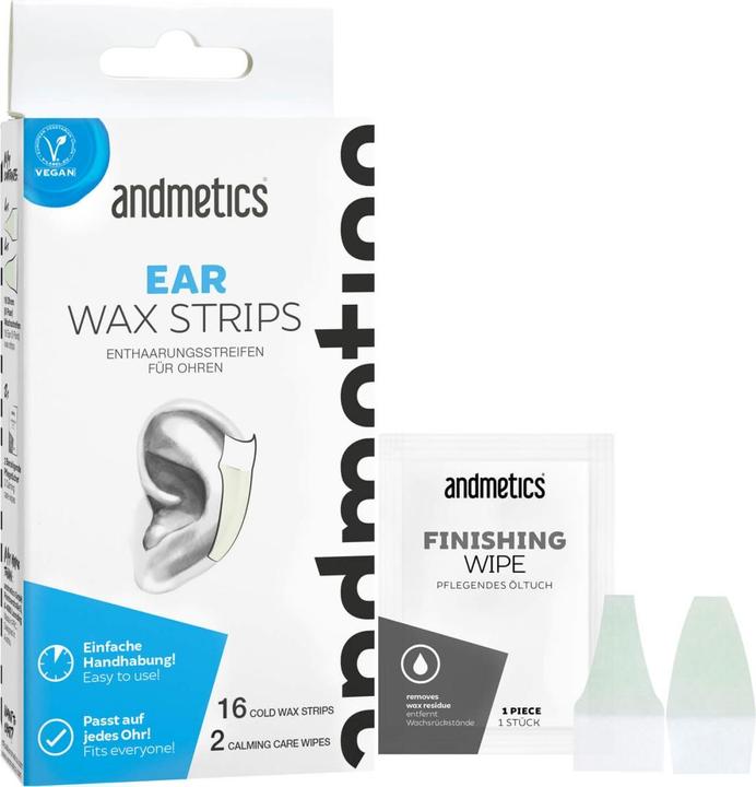 Actual product image Andmetics Ear Wax Strips (45 g)