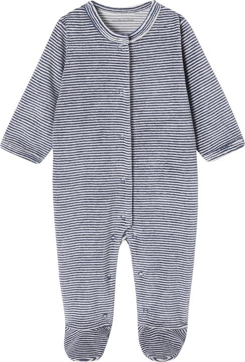 Produktbild Vertbaudet 2er-Pack Baby Samt-Strampler mit Schrift Oeko-Tex (80)