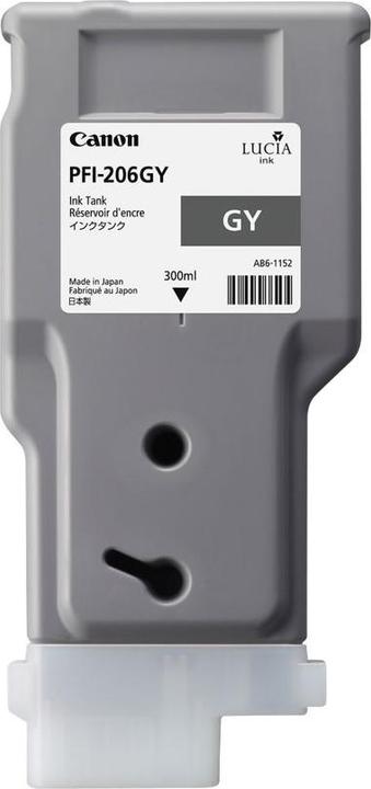 Produktbild Canon Tinte Large Format grey Orig.Nr. PFI-206GY (GY, LBK)