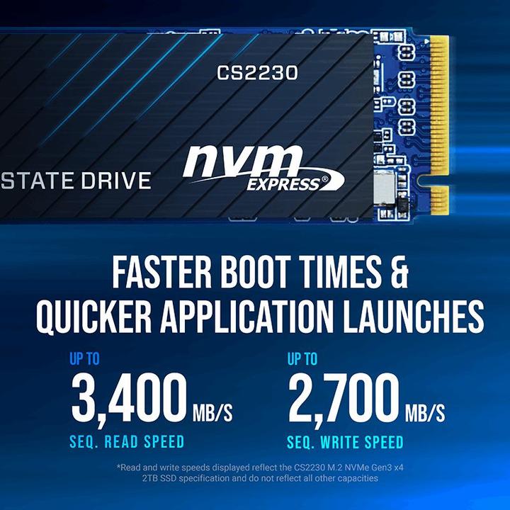 Produktbild PNY DISQUE SSD CS2230 2TO (2000GO) - NVME M.2 TYPE 2280 (2000 GB, M.2 2280)