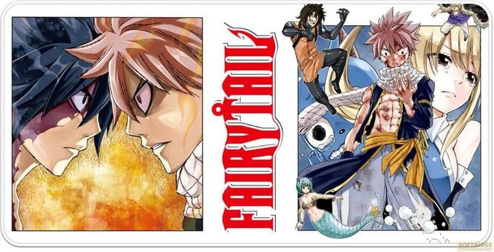 Actual product image Sakami Fairy Tail XXL Mousepad Natsu vs. Gray (XXL)