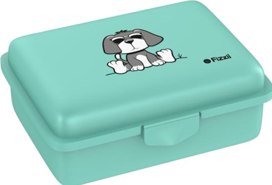 Image du produit Fizzii Chien, boîte à goûter Mint avec compartiment de séparation