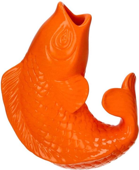 Giftcompany Mamsell Koi Fisch Vase XS neon orange 15,5cm
