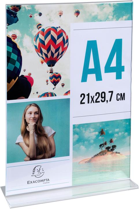 Actual product image Exacompta Porte-visuel droit vertical A4 - Cristal (A4)
