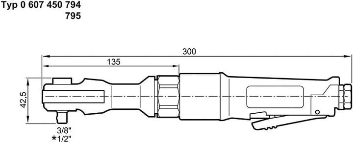 Produktbild Bosch Professional Ratschenschrauber (1/4")