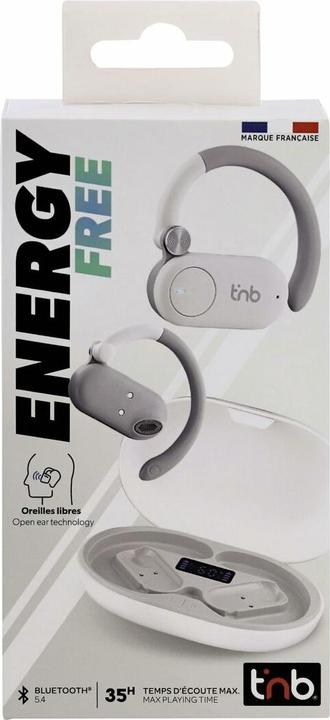 Image du produit T'nB Sportkopfhörer ENERGY PLUS Weiss (NC, Filaire, Sans fil)