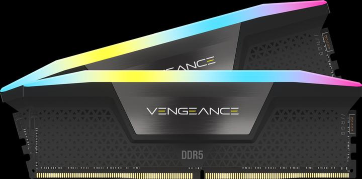 Image du produit Corsair VENGEANCE RGB DDR5 64GB 6400MT/s (2 x 32GB, 6400 MHz, RAM DDR5, DIMM)