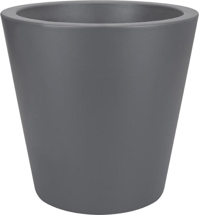 Elho Vaso per piante Pure straight round plastic 50 H 51 cm antracite (49.50 cm)