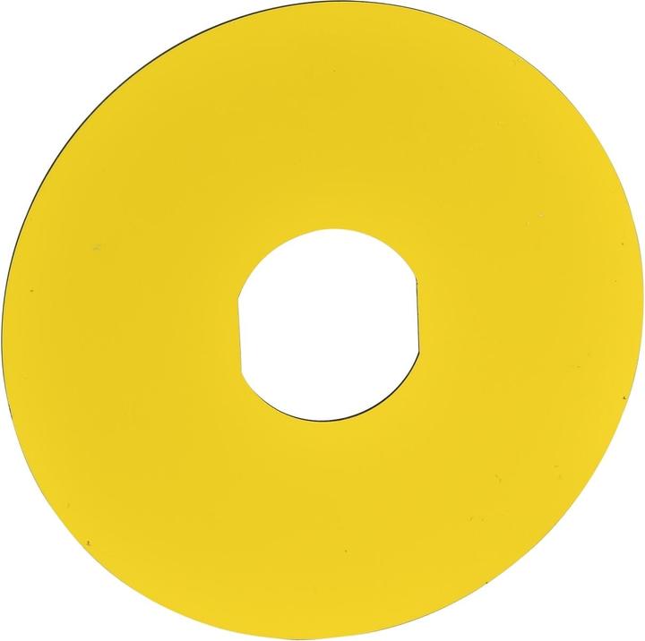 Actual product image Schneider Electric Shield Ř60, yellow ZBY9530