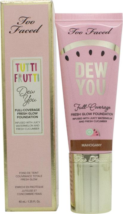 Image du produit Too Faced Tutti Frutti Tau You Full Coverage Fresh Glow Foundation Mahogany (Fond de teint fraîcheur) (acajou)