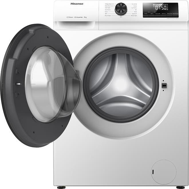 Produktbild Hisense WFQP8014EVM Frontlader-Waschmaschine 8 kg 1400 U/min A Weiss (8 kg, Links)