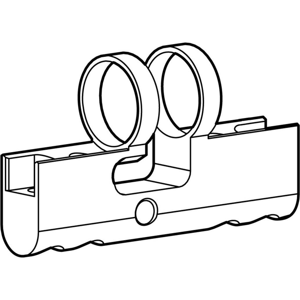 Kaba, Türschloss + Schliesszylinder, Gehäuse Doppelzylinder PZ/Euro Modular Typ 2115 A-1