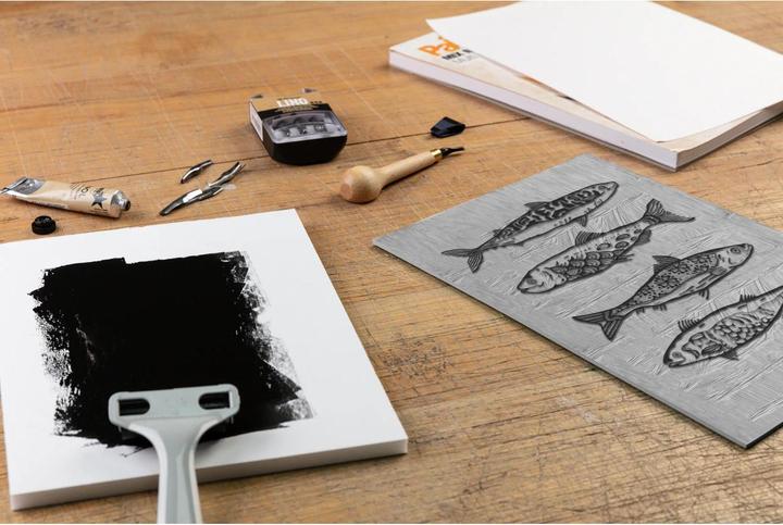 Image du produit Brause Coffret de linogravure. -