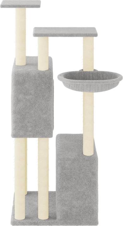 Produktbild vidaXL Kratzbaum (122 cm, Hellgrau)