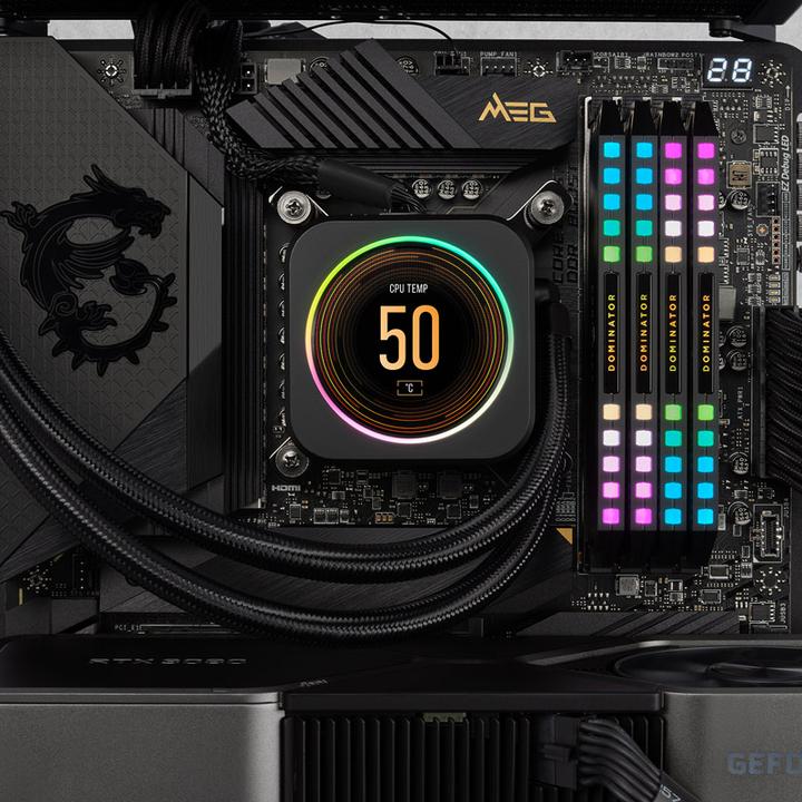 Produktbild Corsair Dominator Platinum RGB (4 x 16GB, 6200 MHz, DDR5-RAM, DIMM)