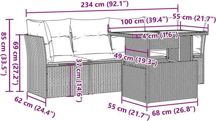 Produktbild vidaXL Elise