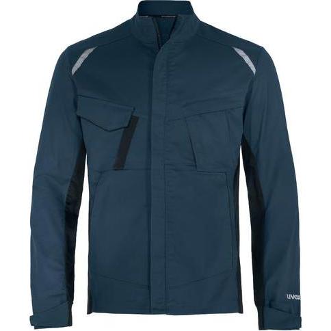 Uvex Safety, Arbeitsjacke, Arbeitsjacke uvex suXXeed industry blau, nachtblau 4XL (4XL)
