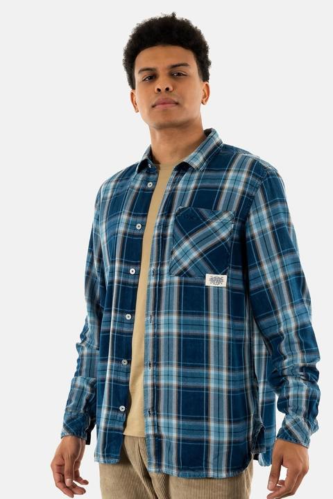 Immagine prodotto Kaporal Camicia a Maniche Lunghe Regular Fit Indaco Bahri (S)