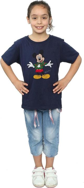 Produktbild Disney Mickey Mouse Christmas Jumper TShirt Mädchen (128)