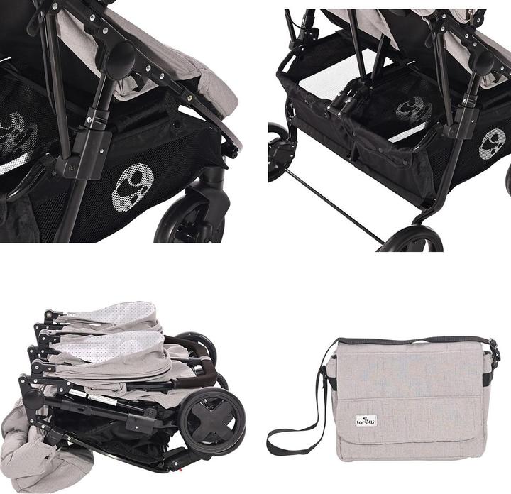 Actual product image Lorelli Duo twin pushchair