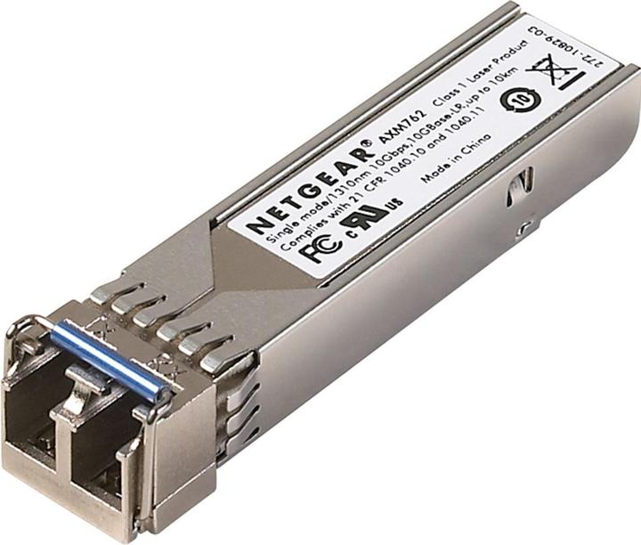 Actual product image Netgear ProSafe 10GBASE-LR SFP+ - 10 units AXM762 modules - Bulk