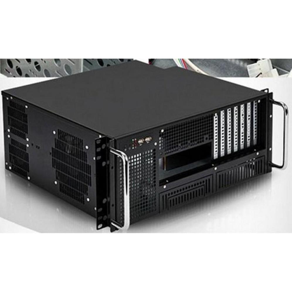 Techly I-CASE MP-P4HX-BLK6 Computer-Gehäuse Rack (ATX), PC Gehäuse, Schwarz