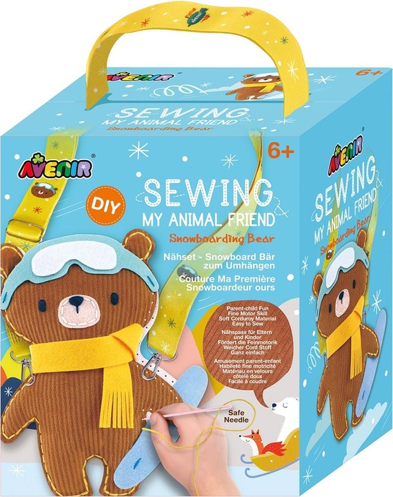 Actual product image Avenir Sewing kit hanger bear