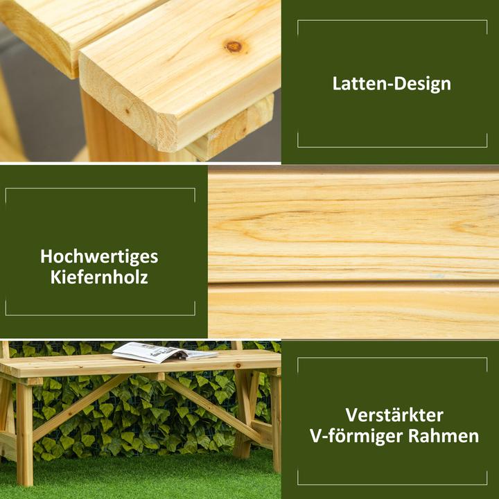 Actual product image Outsunny Garden bench