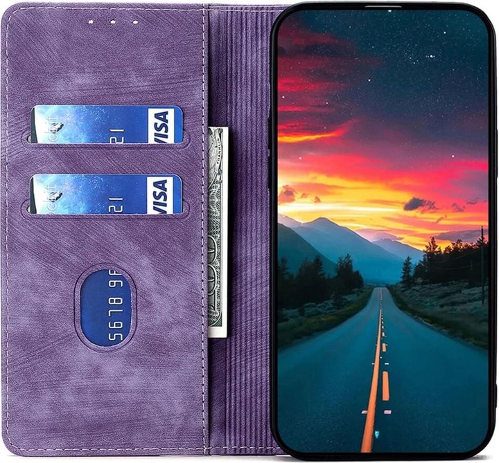 Produktbild Cover-Discount Honor Magic6 Pro - Etui mit RFID Blocker violett (Honor Magic6 Pro)