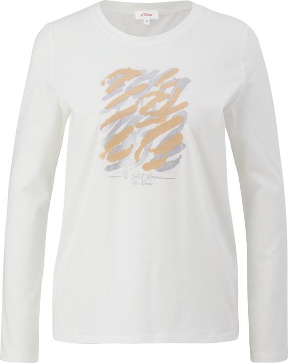 Actual product image S.Oliver T-Shirt Longsleeve mit Effektprint (48)