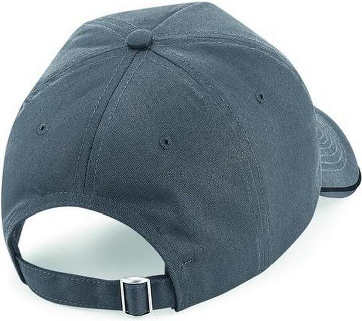 Actual product image Beechfield Adults Unisex Authentic 5 Panel Piped Peak Cap