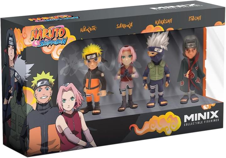 Image du produit Minix NARUTO SHIPPUDEN - Naruto, Kakashi, Itachi,... - Pack 4 Fig. 7cm
