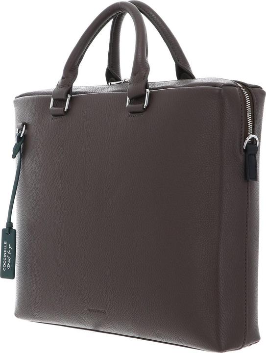 Actual product image Coccinelle Man Soft Man Briefcase Grained Leather (12.99")