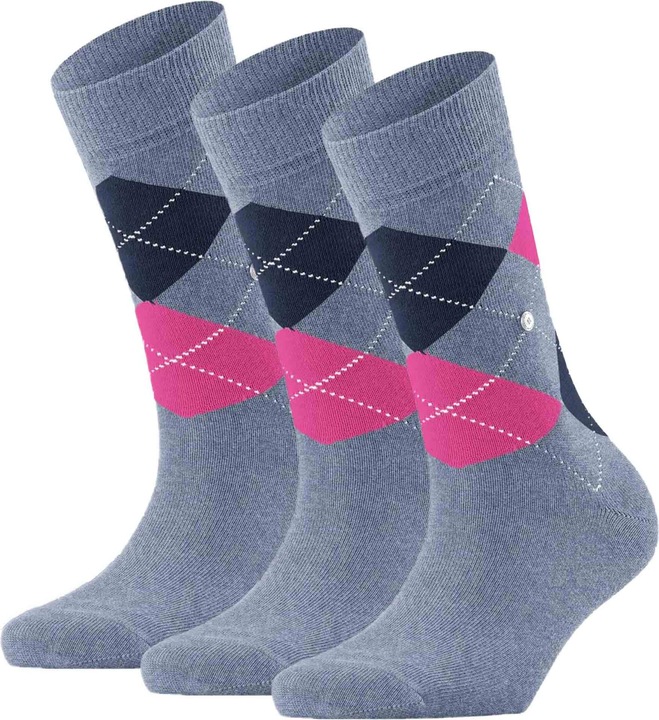 Pink, Blaugrau, Dunkelblau