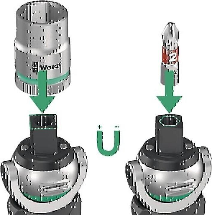 Produktbild Wera 8009 Zyklop Pocket Set 2 (3/8")