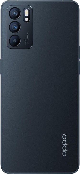 Image du produit OPPO Reno6 (128 Go, Noir stellaire, 6.40", Double SIM, 64 Mpx, 5G)
