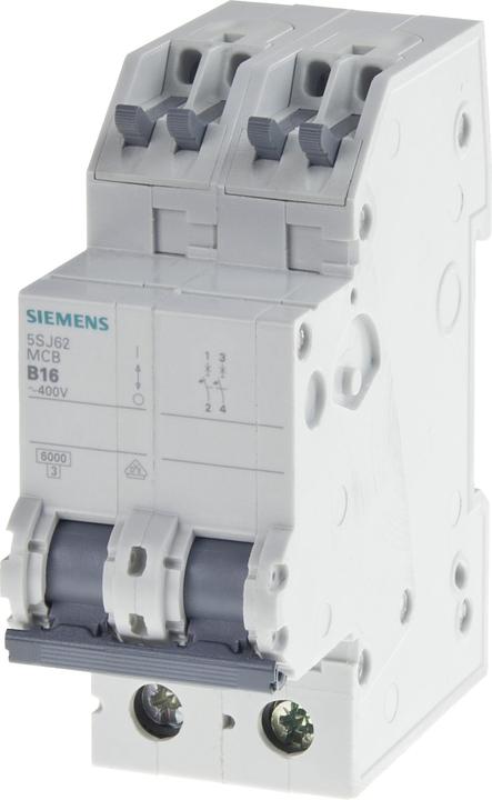 Produktbild Siemens Sicherungsautomat Typ B 16A 1+N-polig