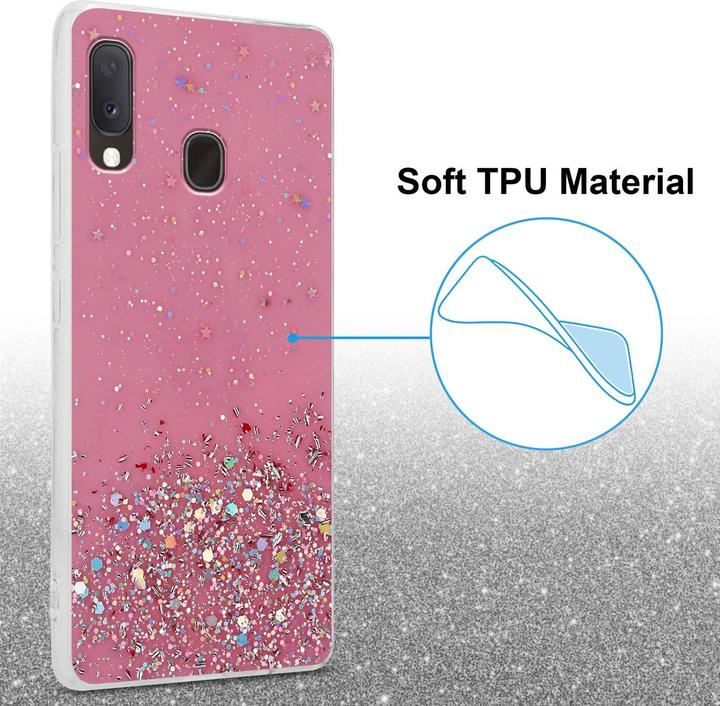 Produktbild Cadorabo TPU Cover funkelnder Glitter (Samsung Galaxy A20e, Samsung Galaxy A10e)