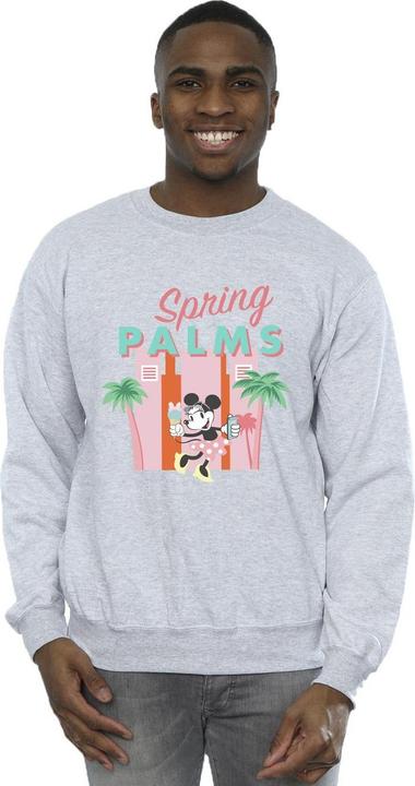 Actual product image Disney Mens Minnie Mouse Spring Palms Sweatshirt (M)